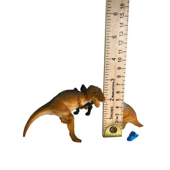 Dinosaur Figure Toy Mix Lot Of 16 Hard Plastic PVC 3”-5” Jurassic Play Dinosaurs - Picture 9 of 10